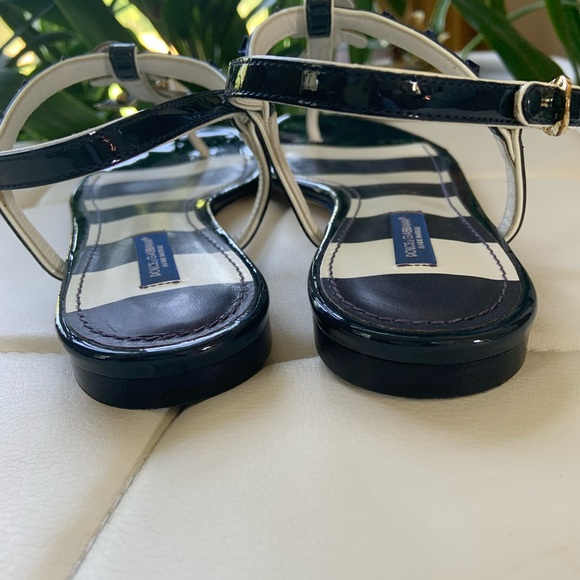 Dolce and Gabbana, nautical studded anchor sandals - Picture 8 of 13